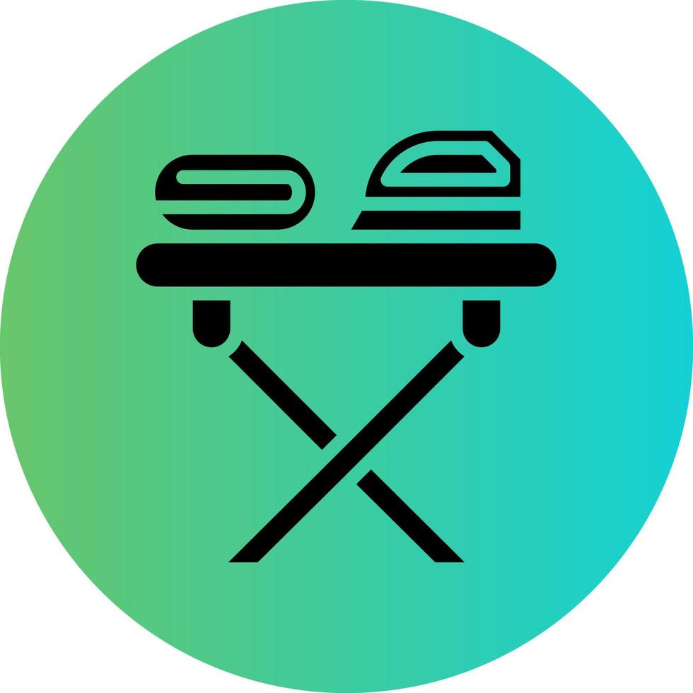 Ironing Board Vector Icon Design