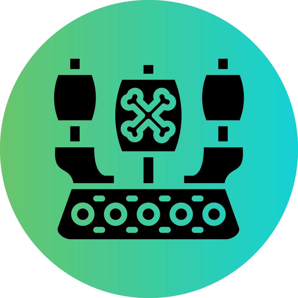 Galleon Vector Icon Design
