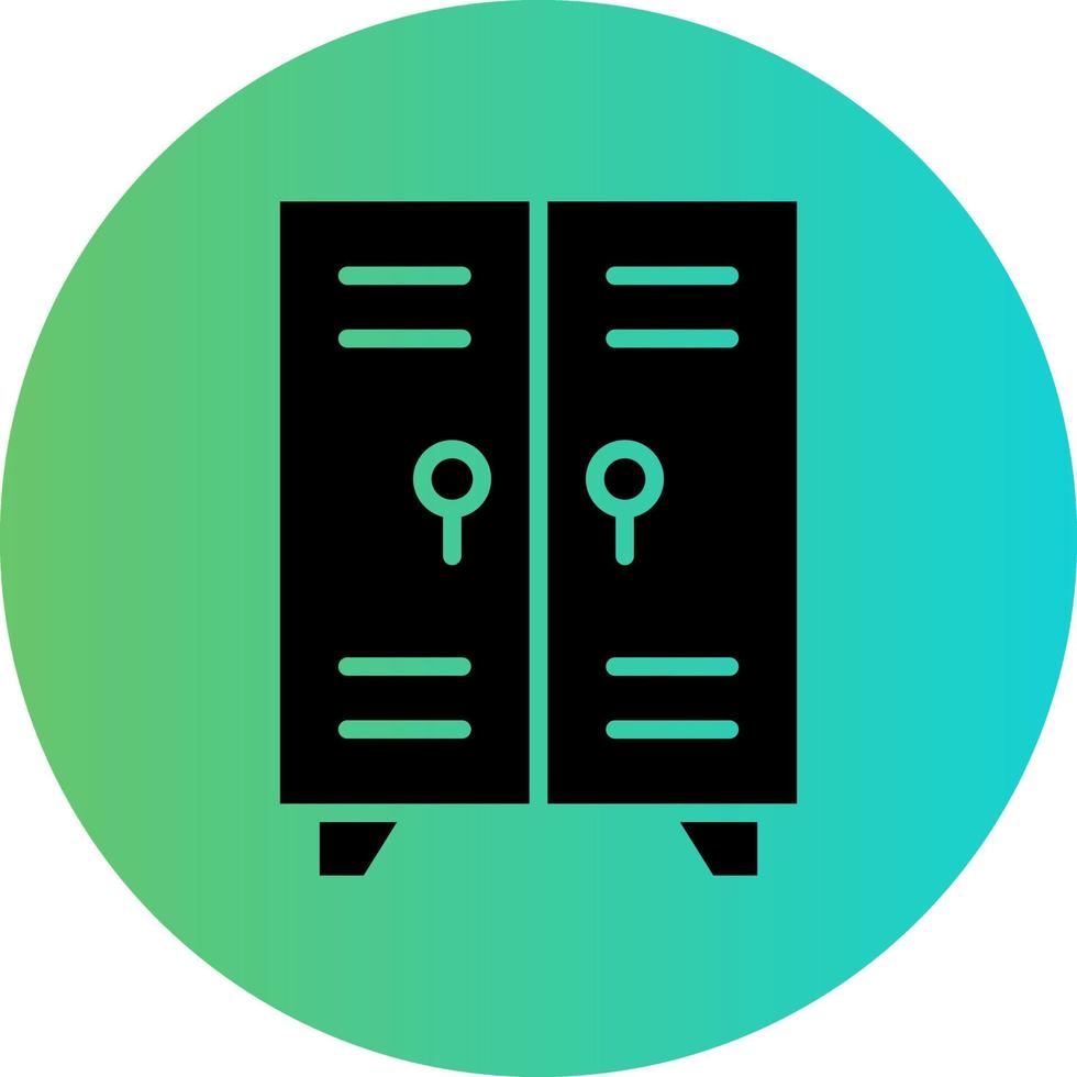 Lockers Vector Icon Design