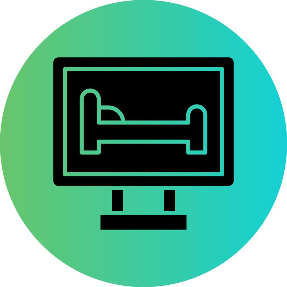 Online Reservation Vector Icon Design