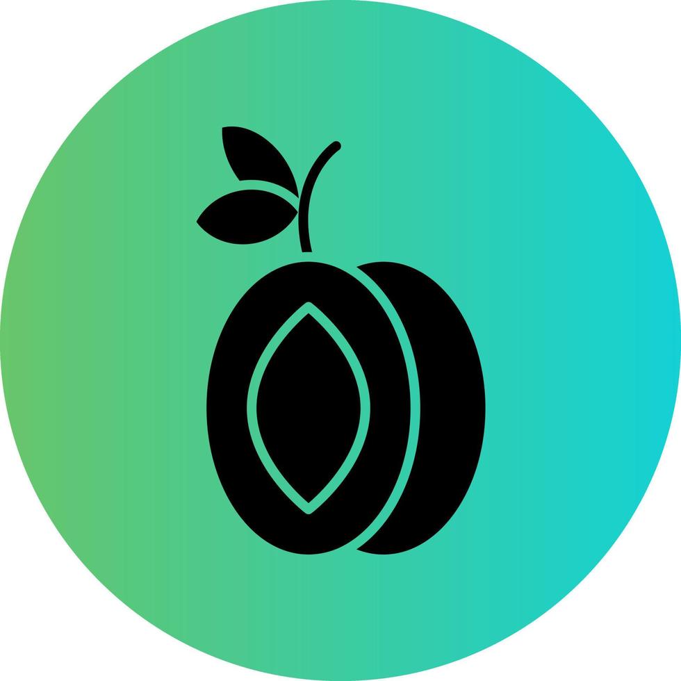 Plum Vector Icon Design