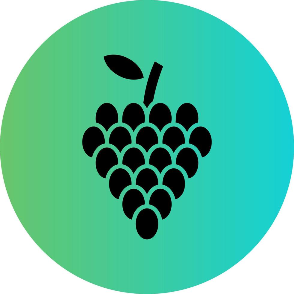 diseño de icono de vector de uvas