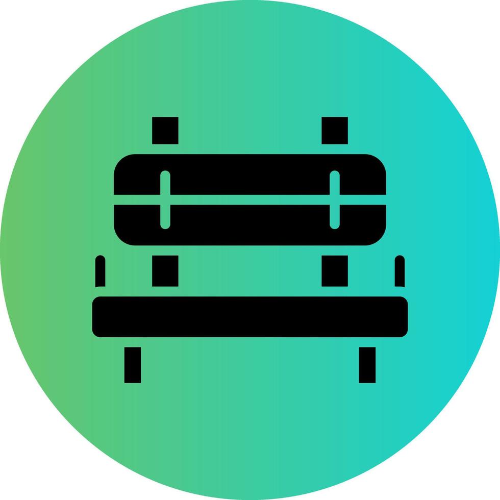 Bench Vector Icon Design
