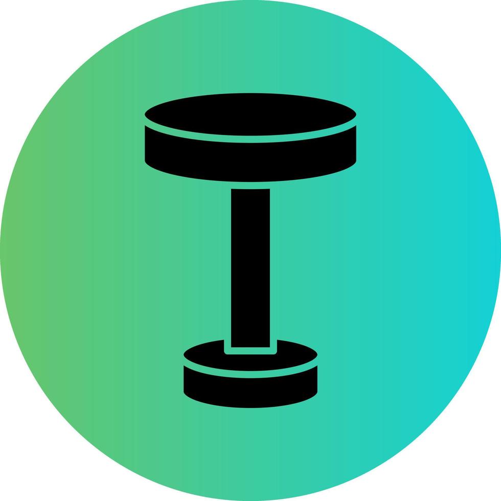 Stool Vector Icon Design