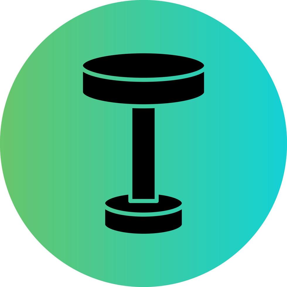 Stool Vector Icon Design