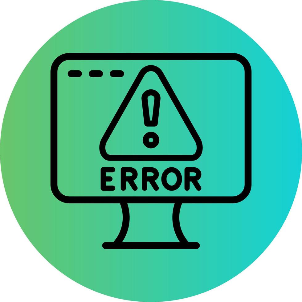 Error Vector Icon Design