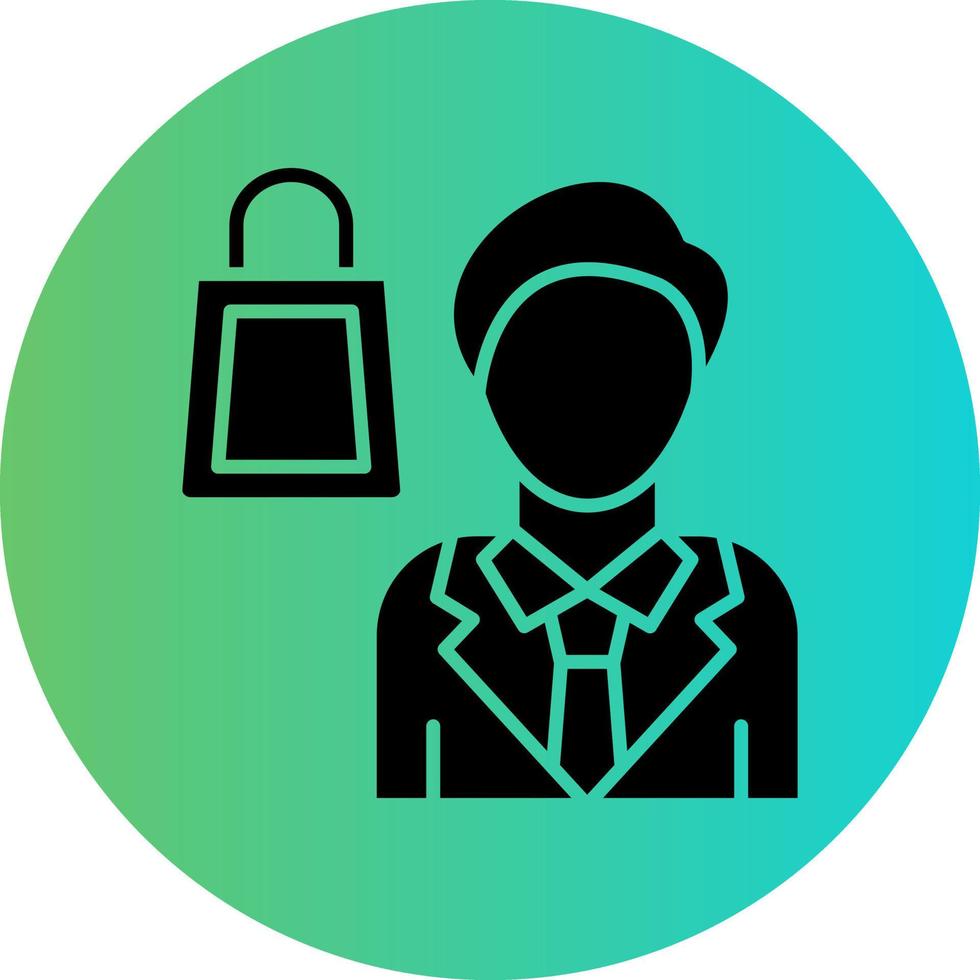 Customer Vector Icon Design