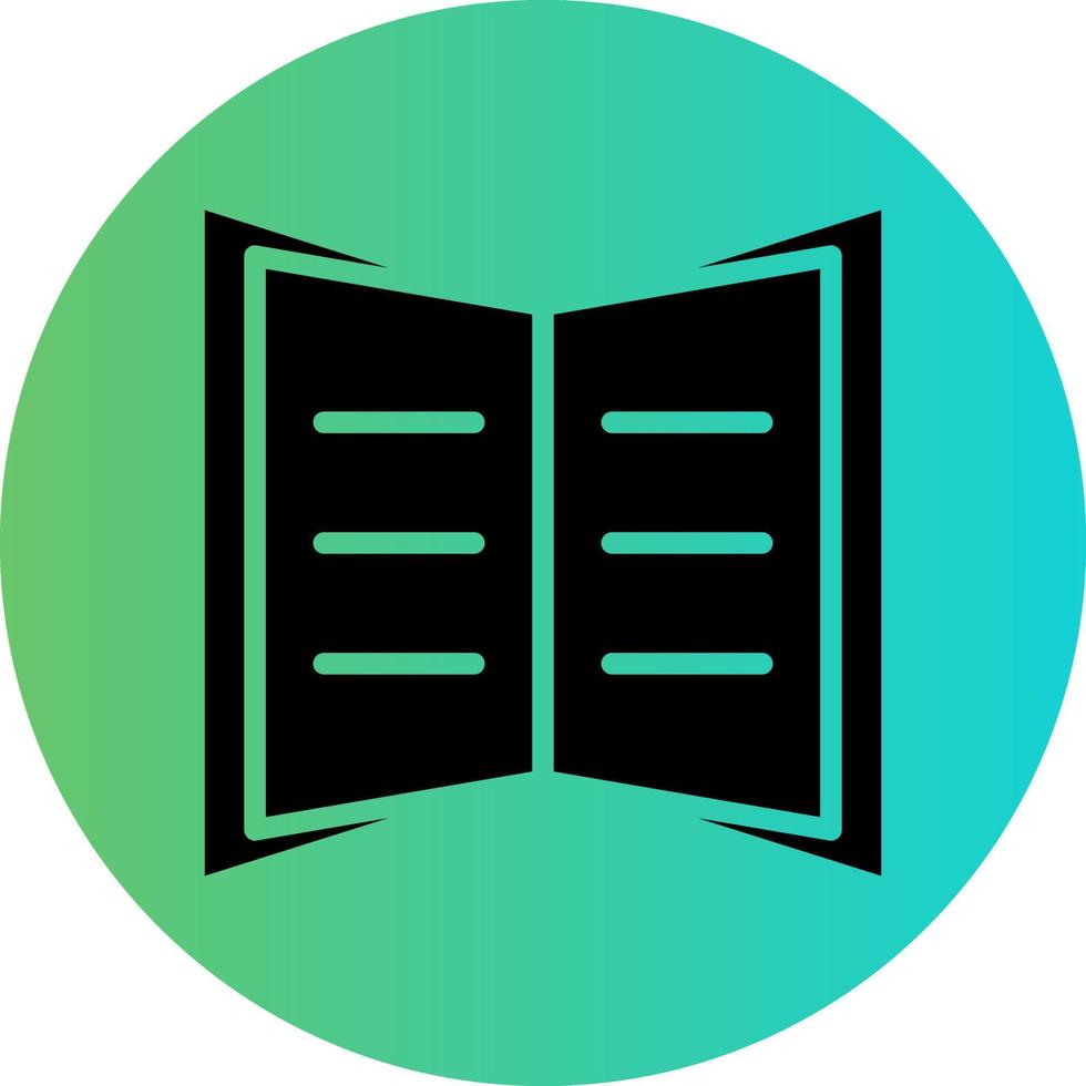 Open Book Vector Icon Design