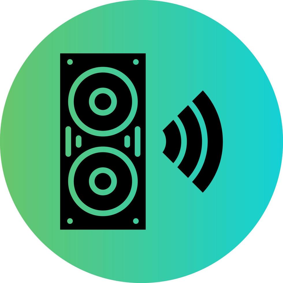 Smart Speaker Vector Icon Design