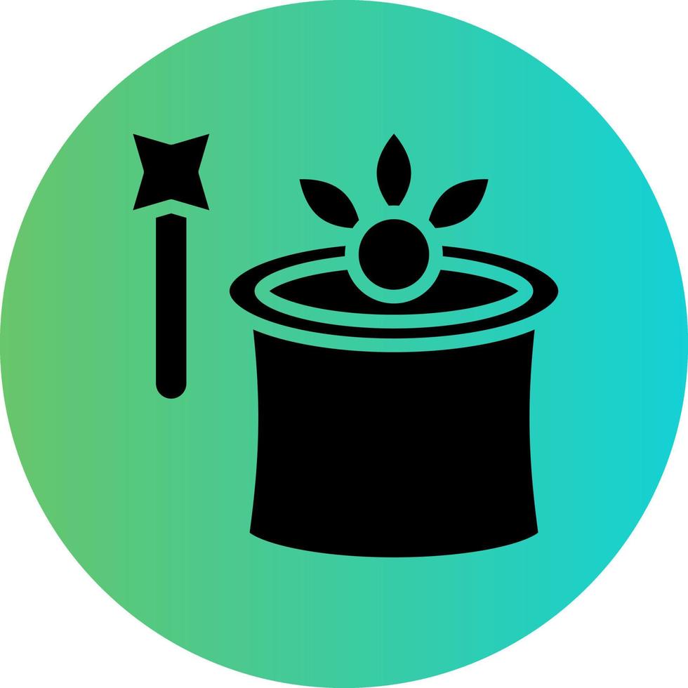 Magic Trick Vector Icon Design