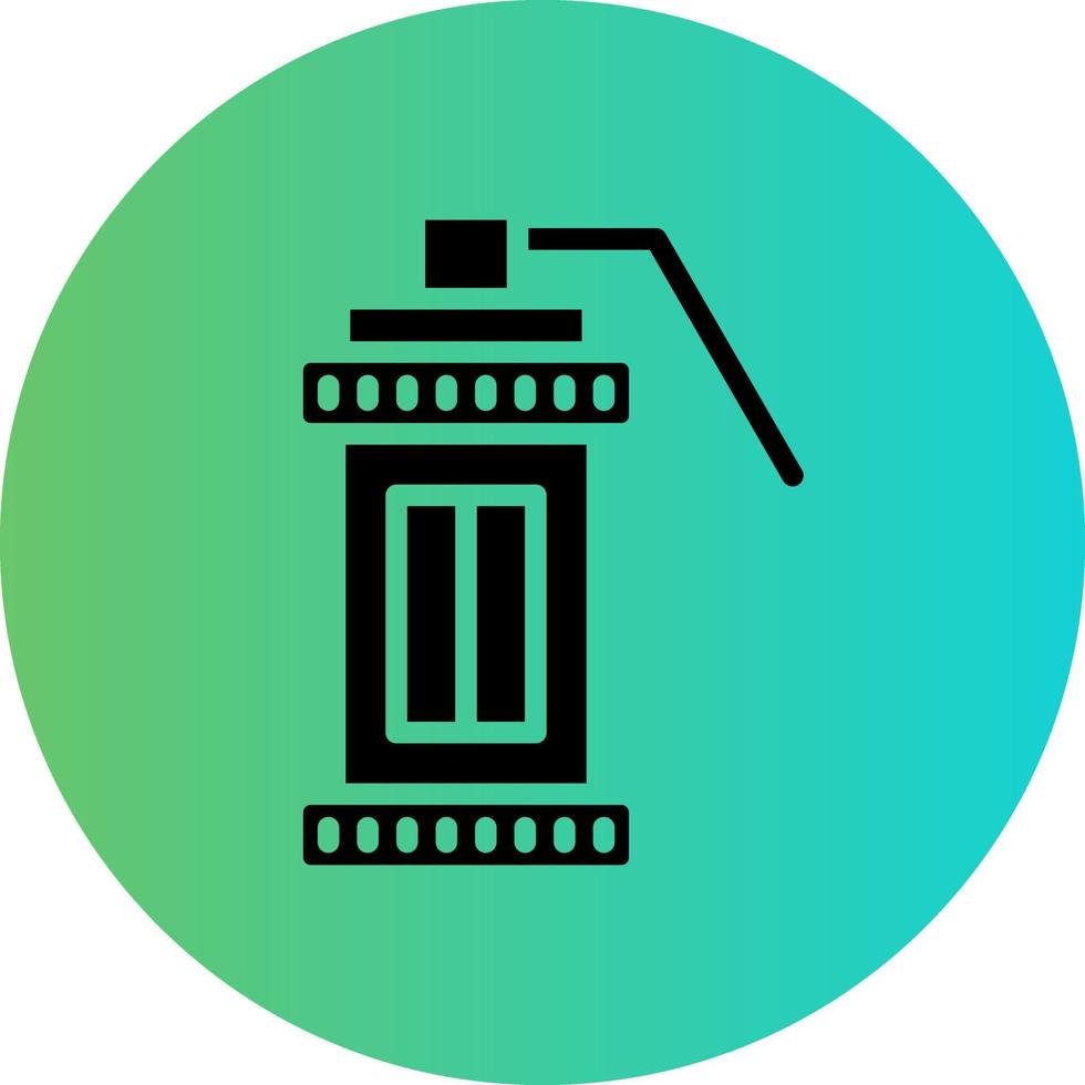 Smoke Grenade Vector Icon Design