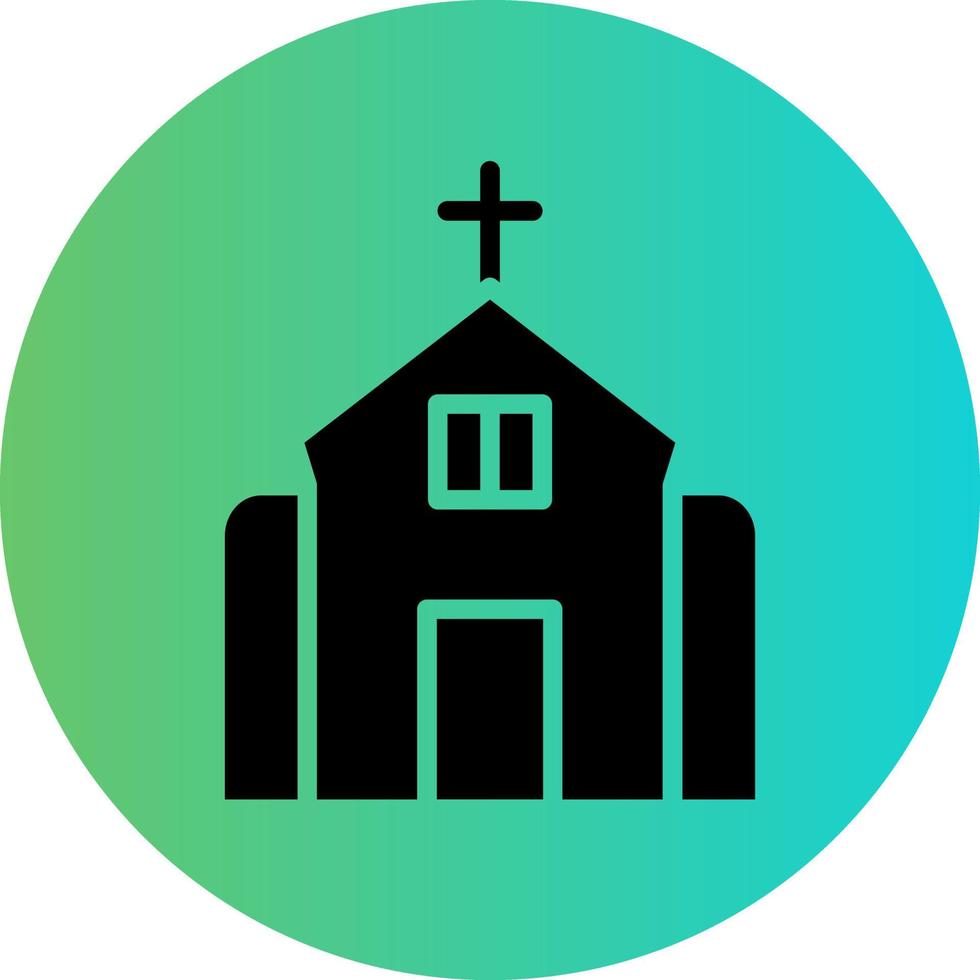 Church Vector Icon Design