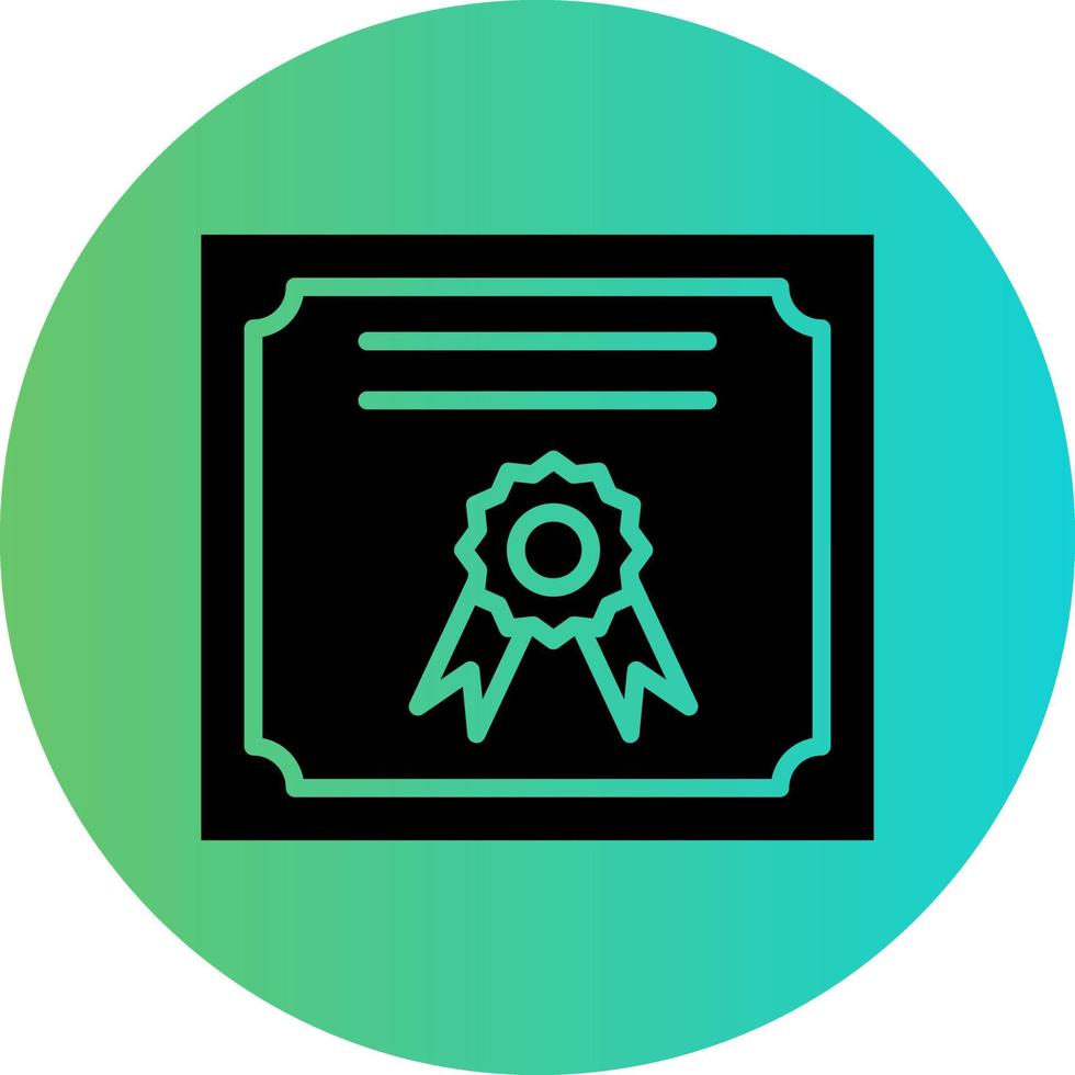 Diploma Vector Icon Design