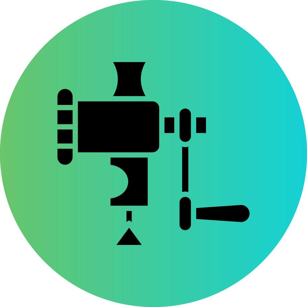 Meat Grinder Vector Icon Design