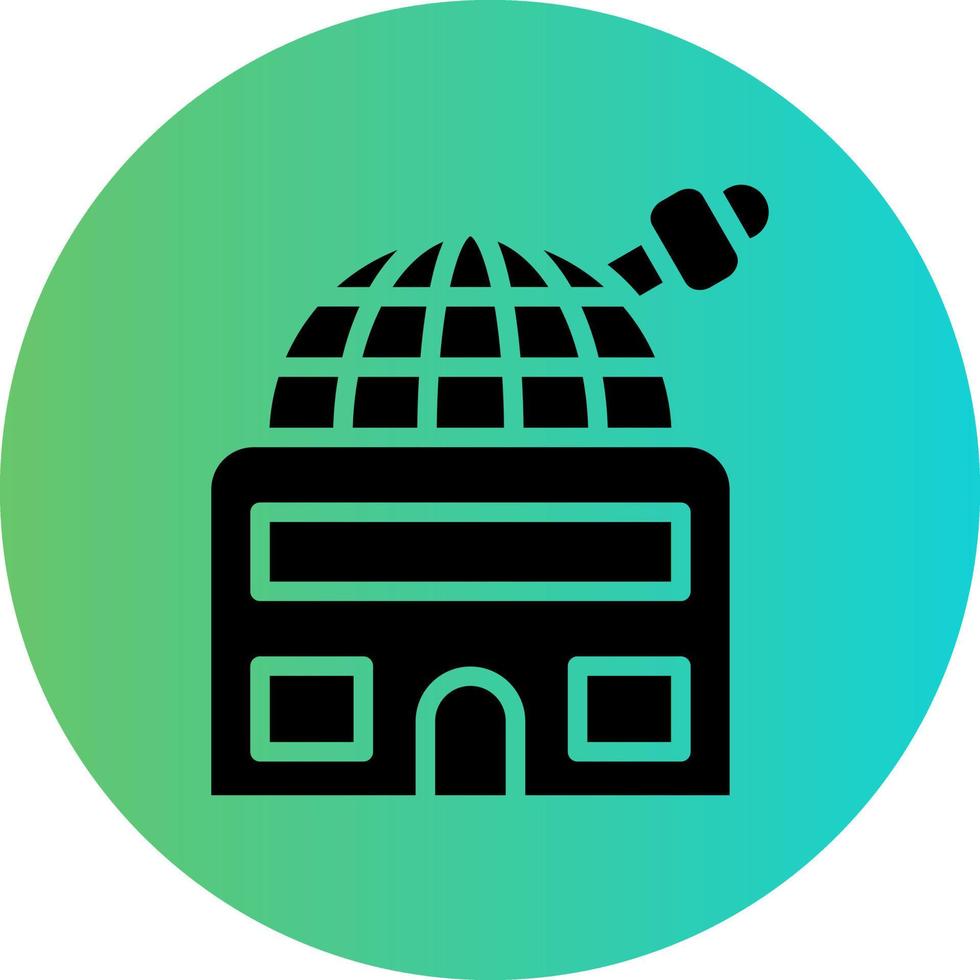 Observatory Vector Icon Design