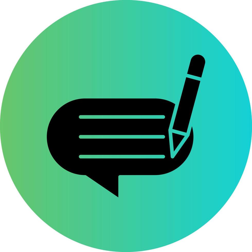 Feedback Vector Icon Design