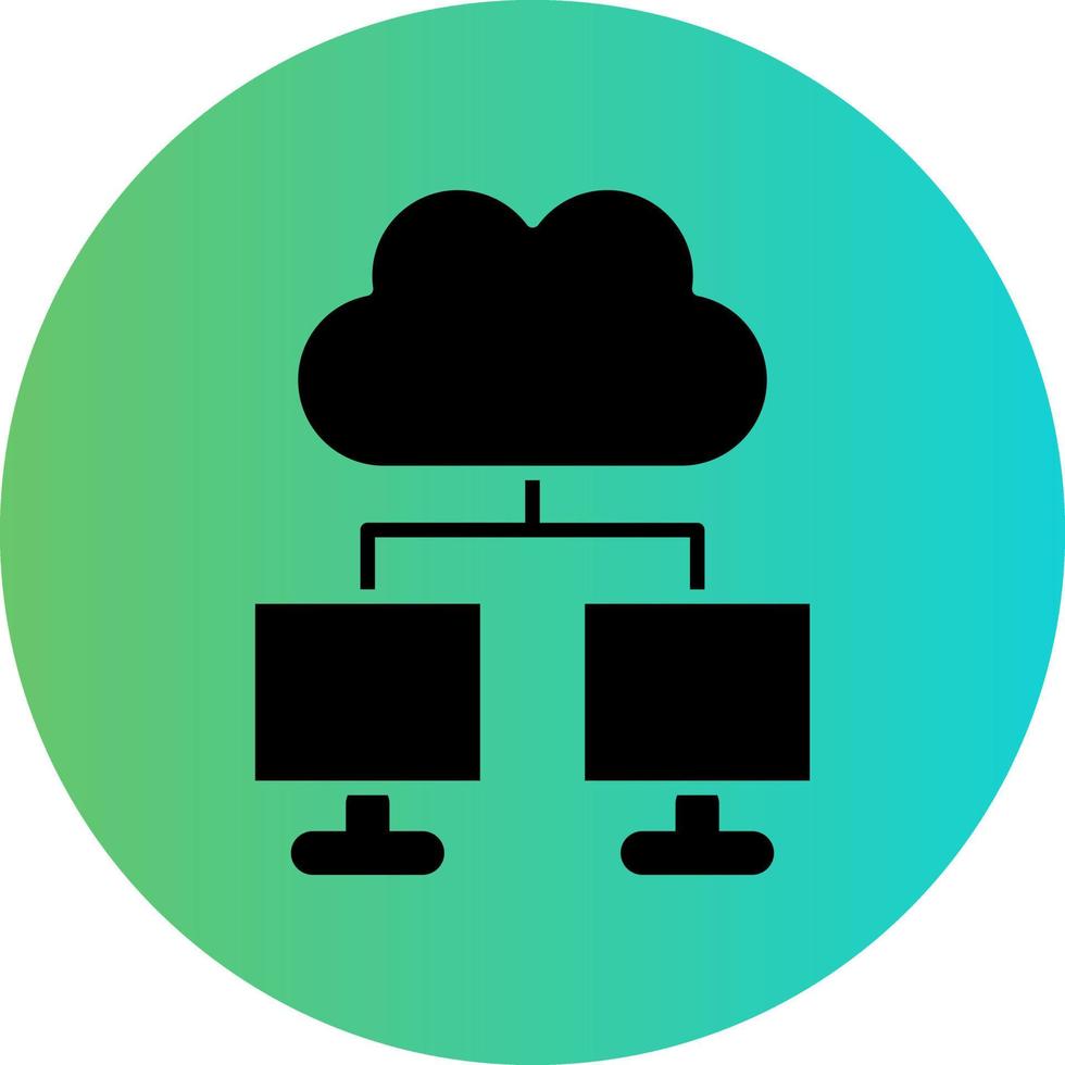 Cloud computing Vector Icon Design
