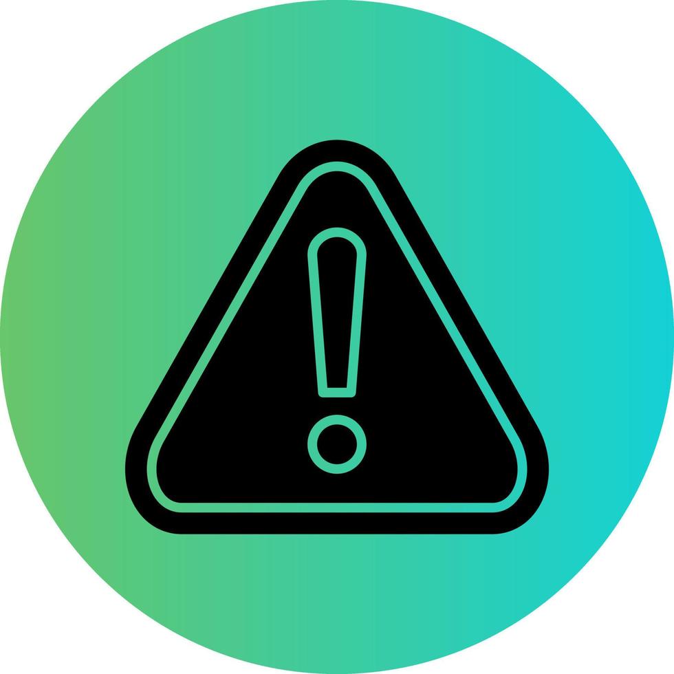 Alert Vector Icon Design