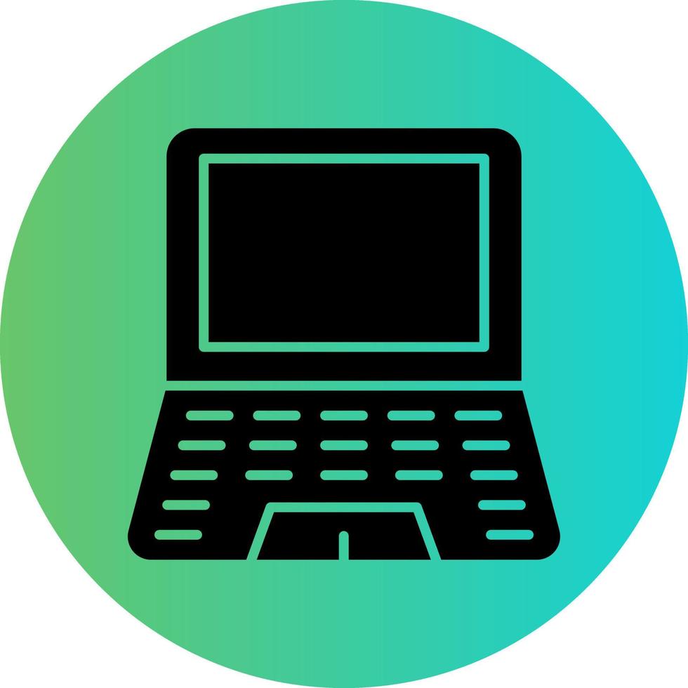 Laptop Vector Icon Design