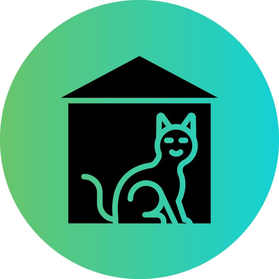 Pet House Vector Icon Design