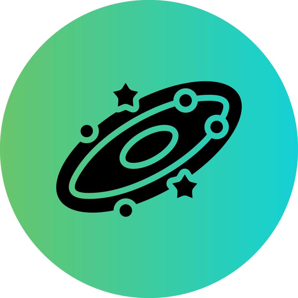 galaxia vector icono diseño