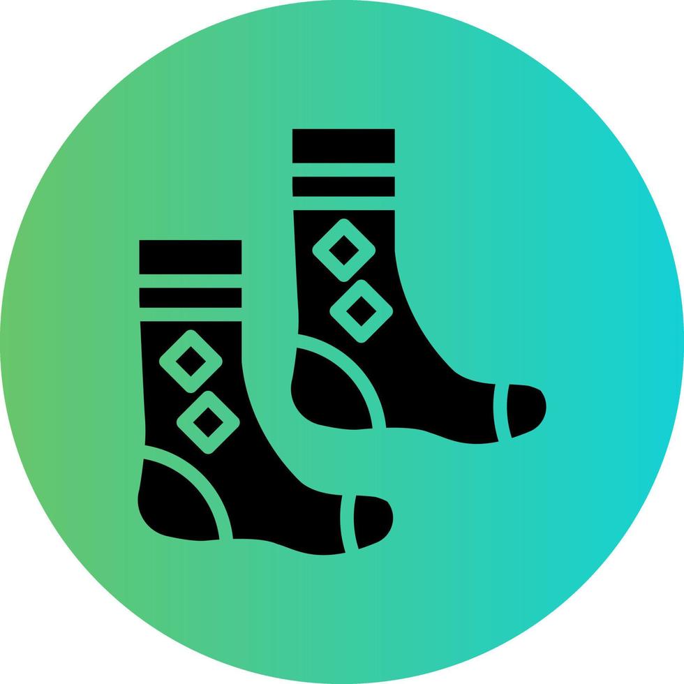 Socks Vector Icon Design