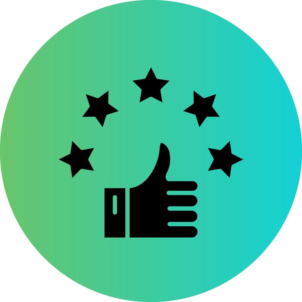 Customer Review Vector Icon Design