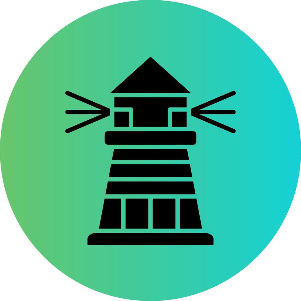Lighthouse Vector Icon Design