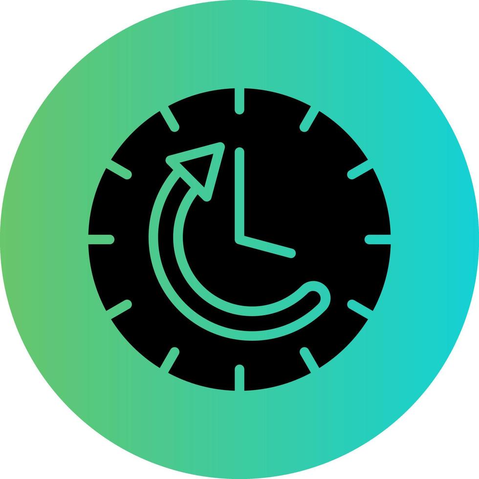 Time Loop Vector Icon Design