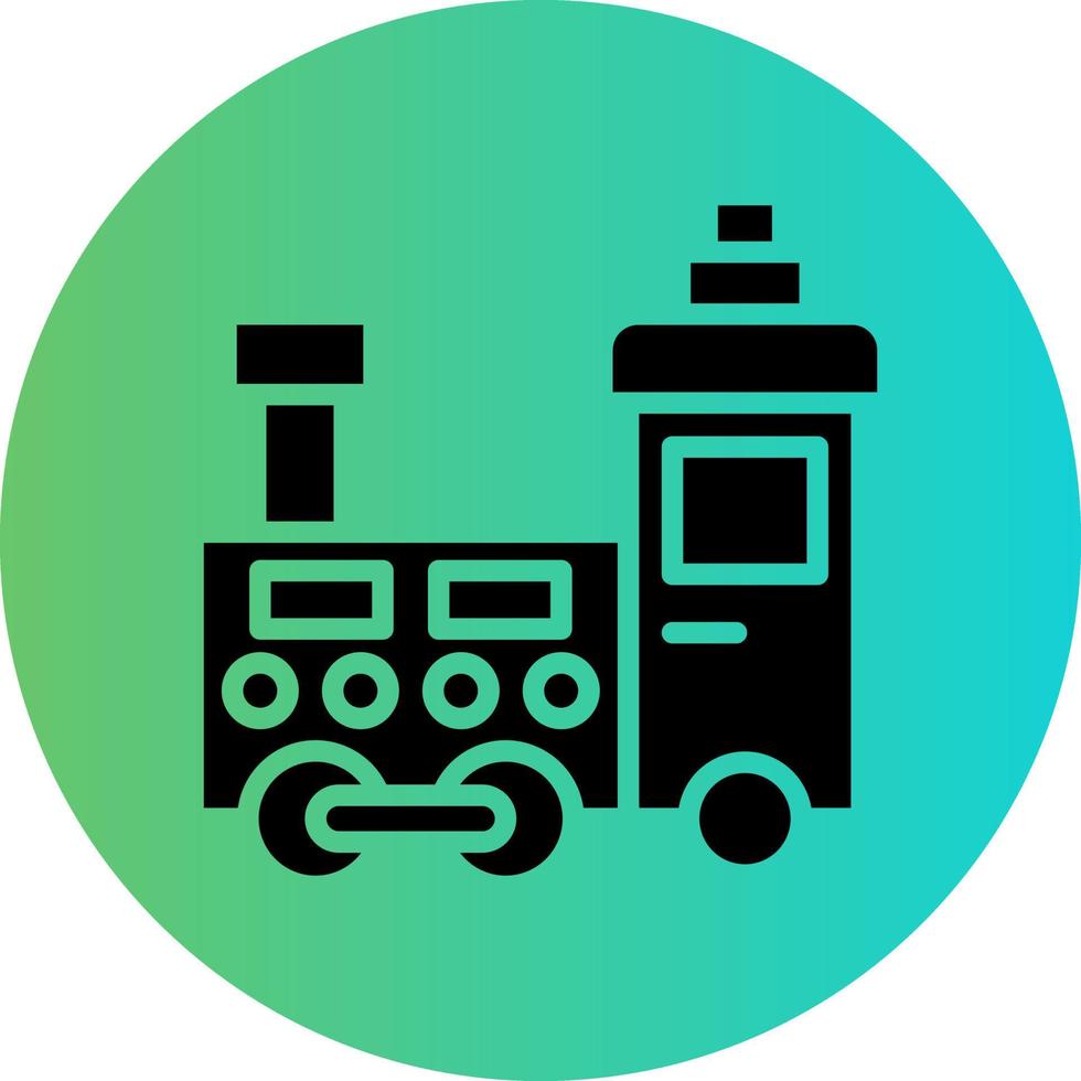 Train Toy Vector Icon Design