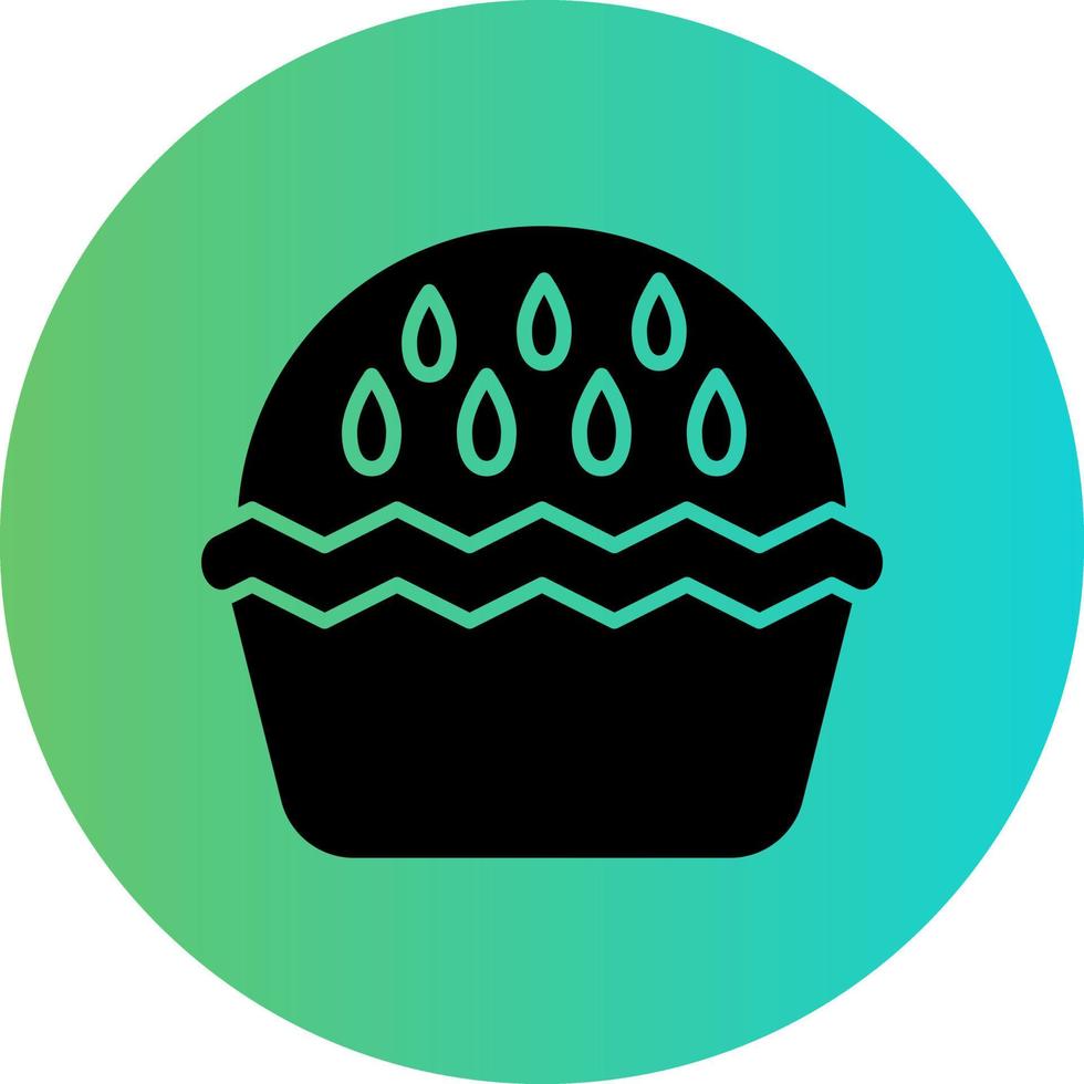 Apple Pie Vector Icon Design