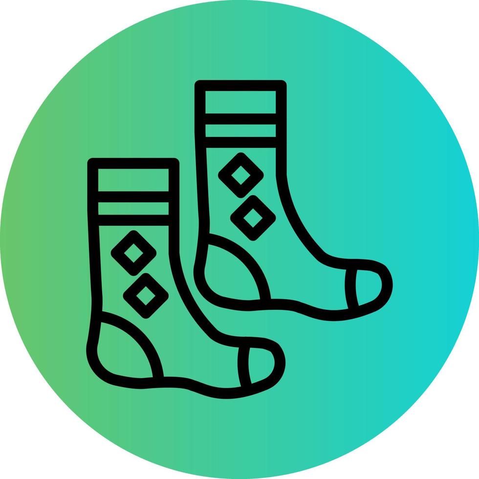 Socks Vector Icon Design