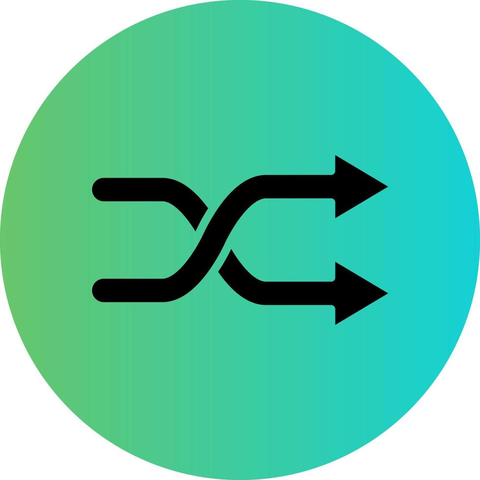 Shuffle Vector Icon Design