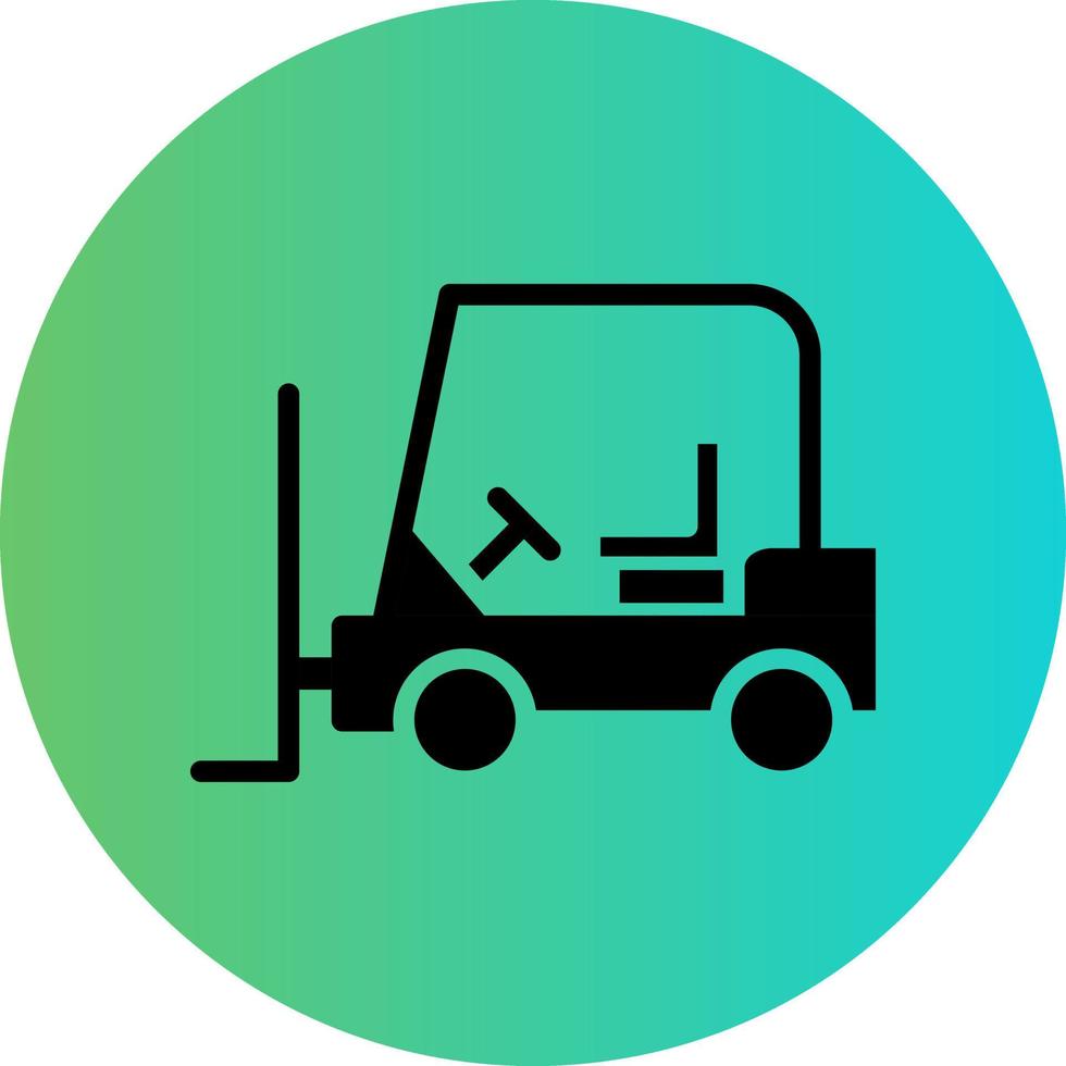 Forklift Vector Icon Design