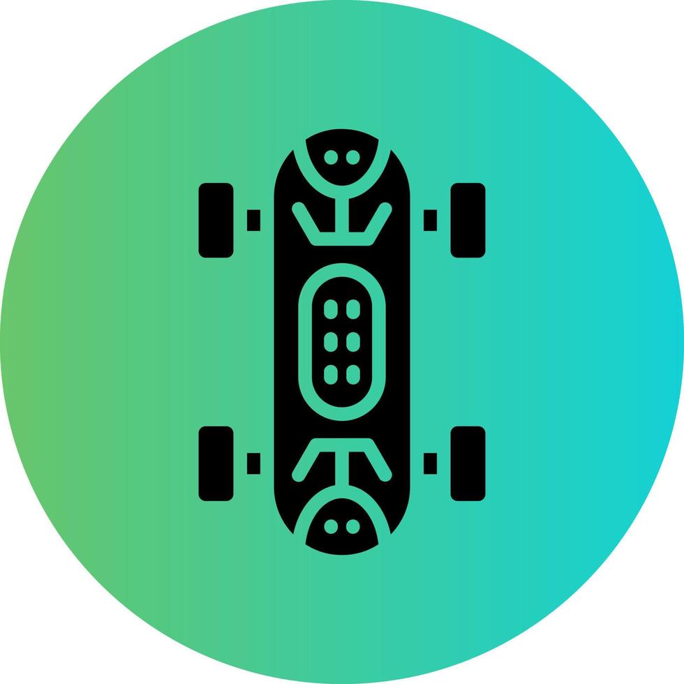 Skateboard Vector Icon Design