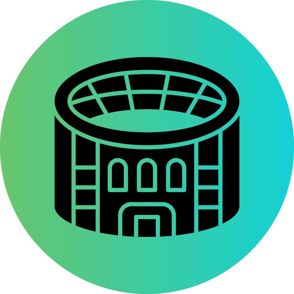 diseño de icono de vector de estadio