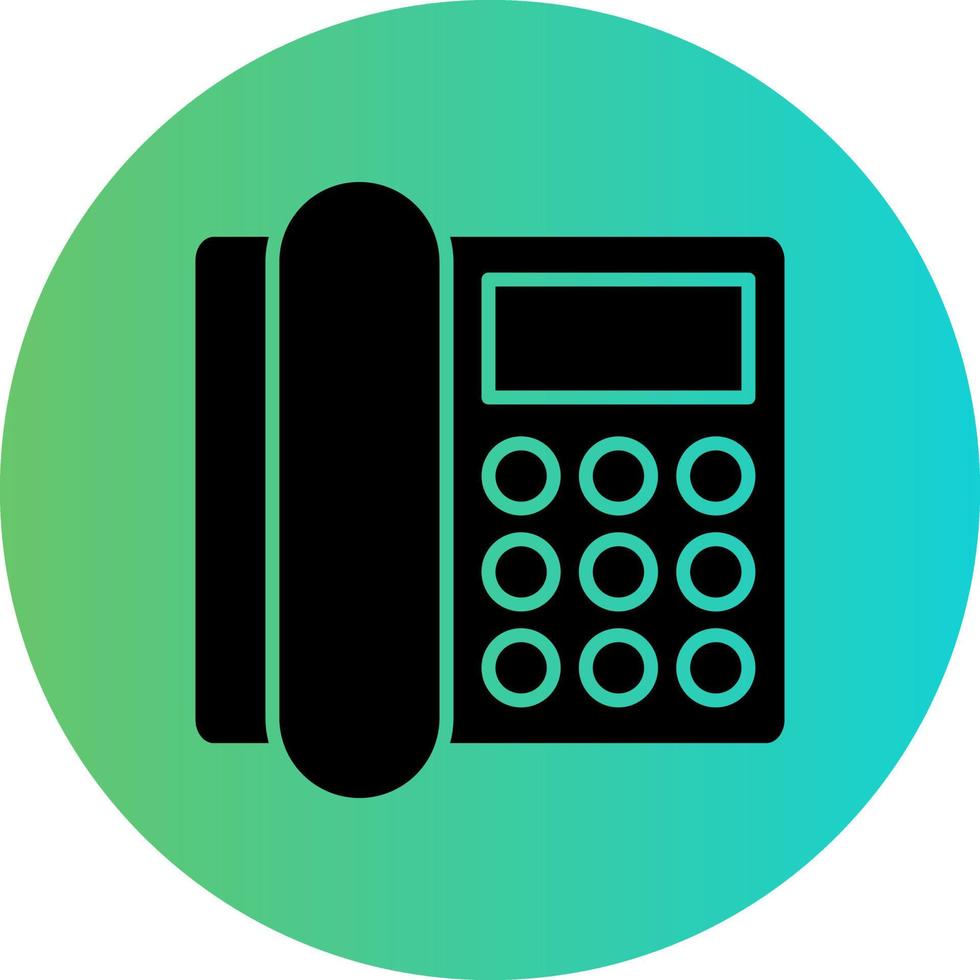 Landline Vector Icon Design