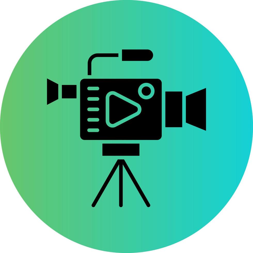 Video Camera Vector Icon Design