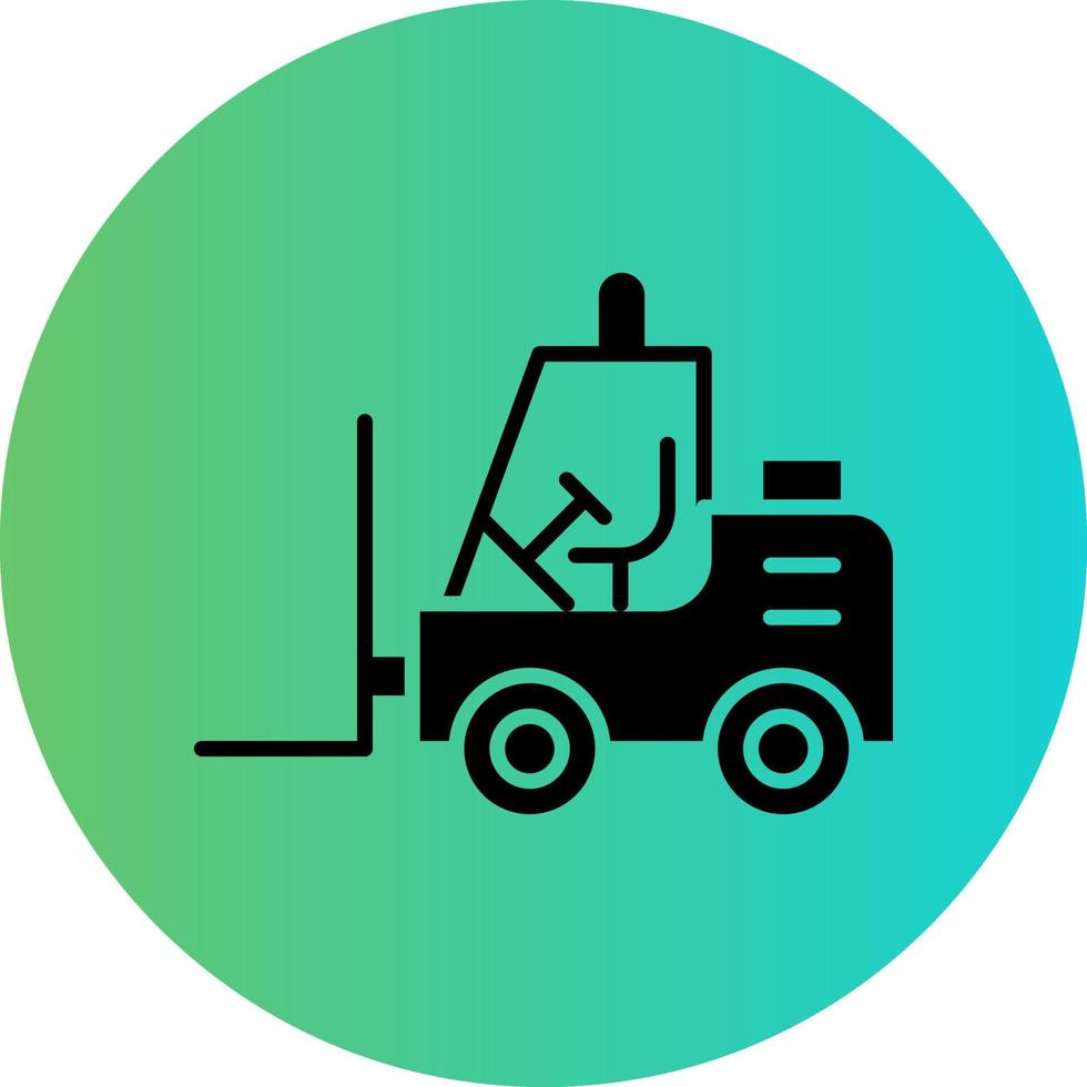 Forklift Vector Icon Design