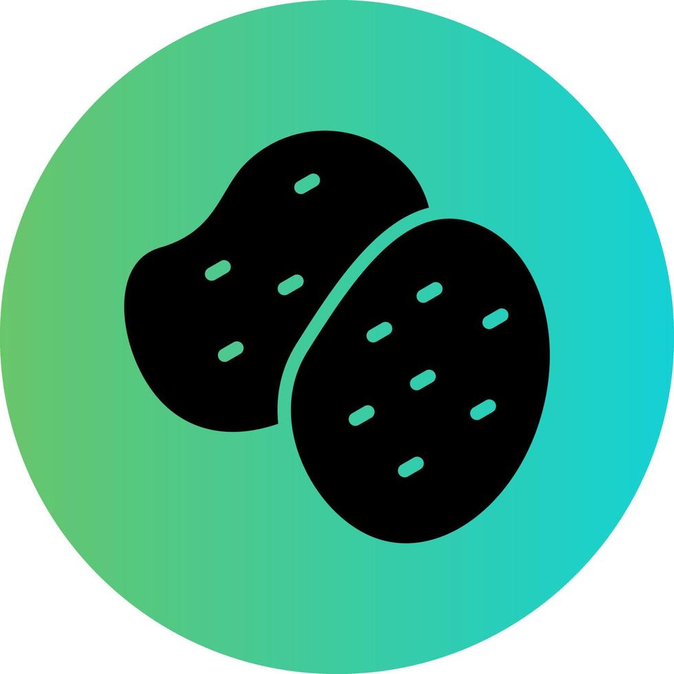 Potatoes Vector Icon Design