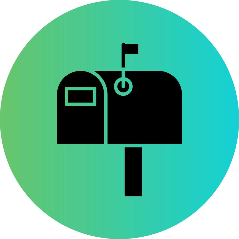 Letterbox Vector Icon Design