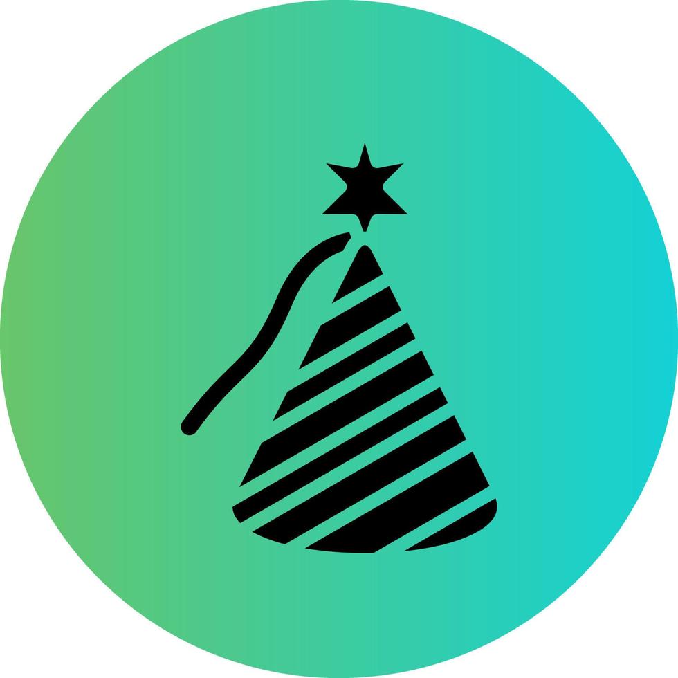 Party Hat Vector Icon Design