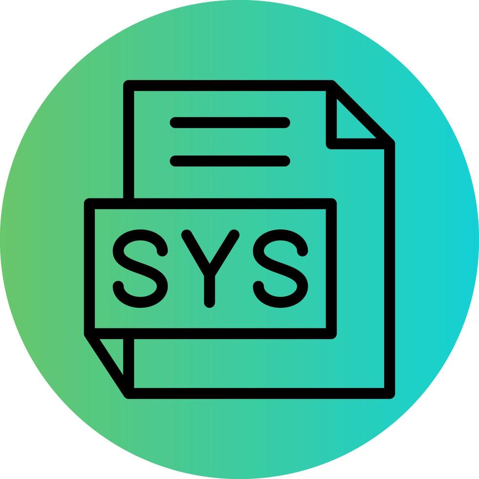 SYS Vector Icon Design