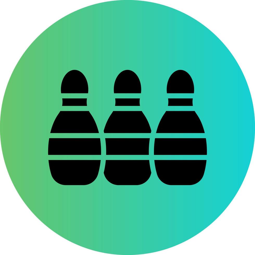 Bowling Vector Icon Design