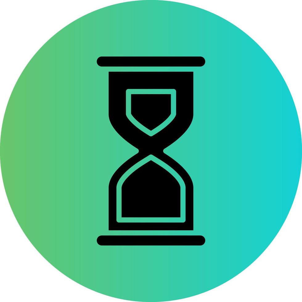 Sand Clock Vector Icon Design