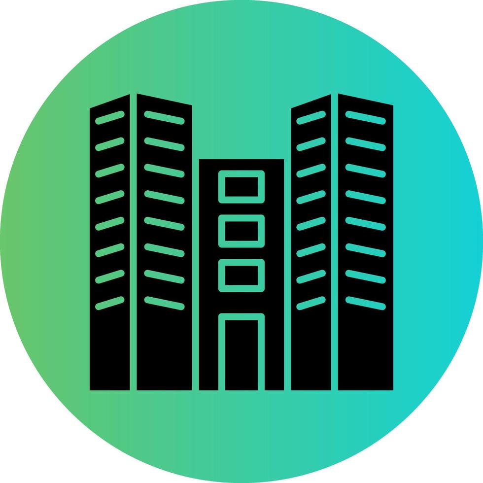 Office Building Vector Icon Design