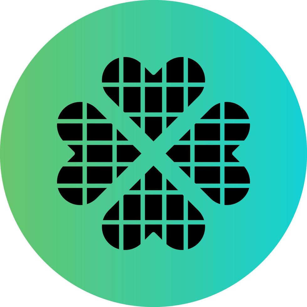 Waffle Vector Icon Design