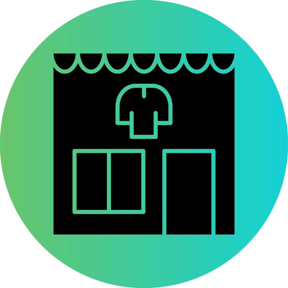 Clothing Store Vector Icon Design