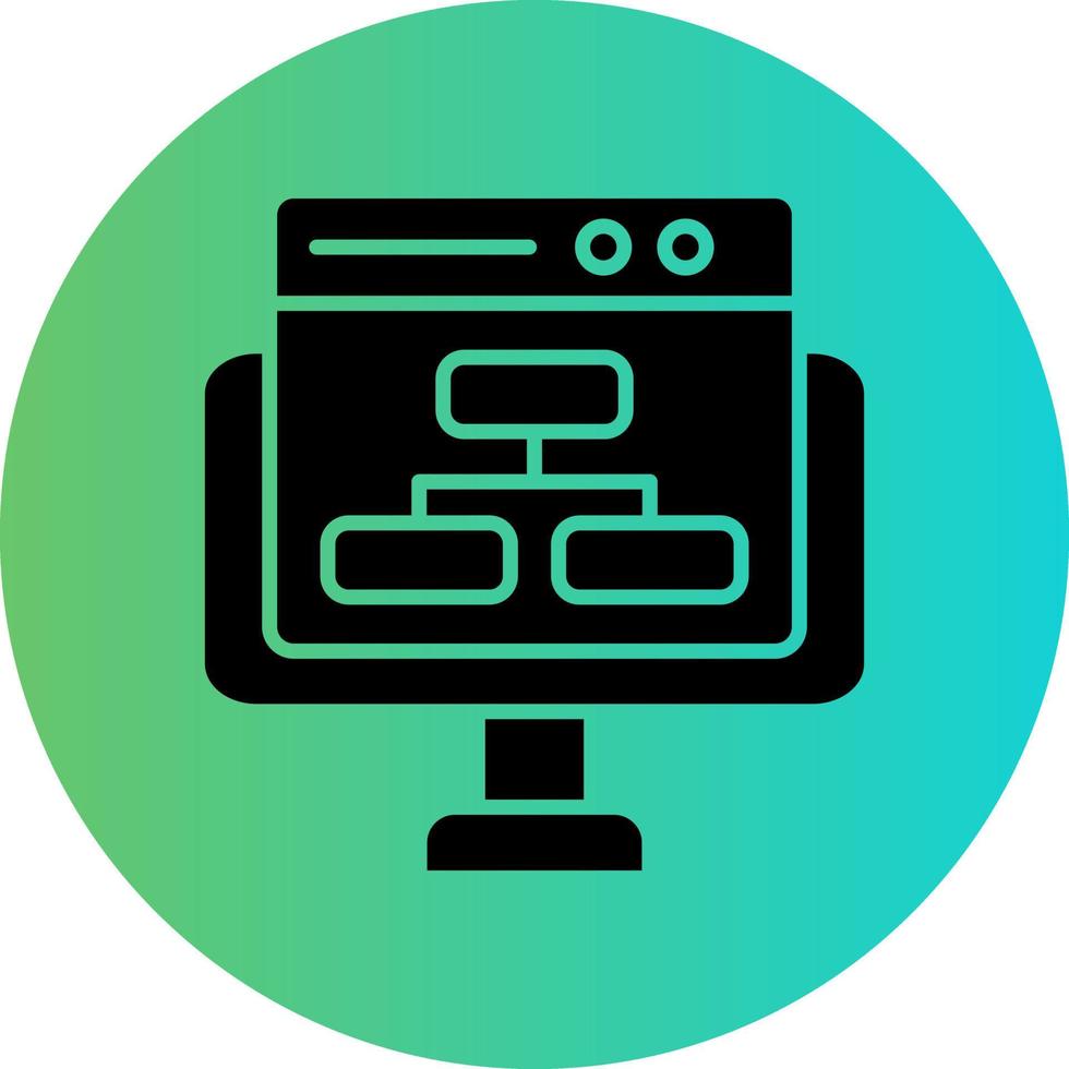 Website Structure Vector Icon Design