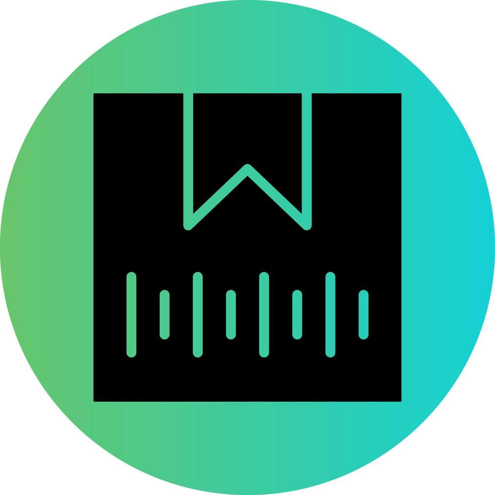 Package Barcode Vector Icon Design